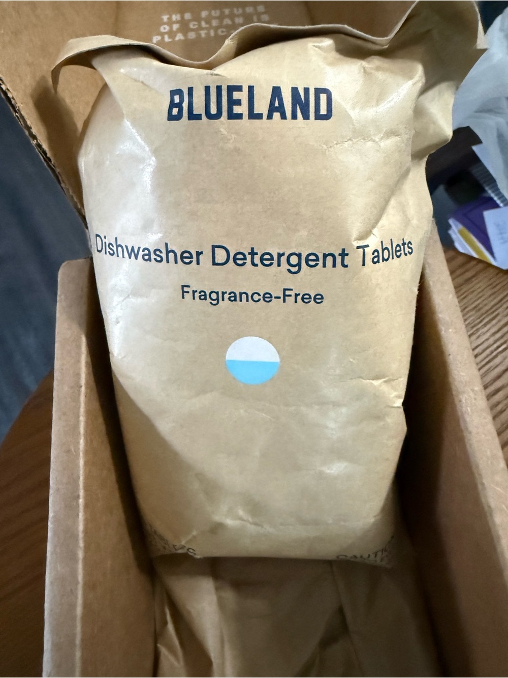 Fragrance-Free Dishwasher Detergent Tablets — Brown Pack